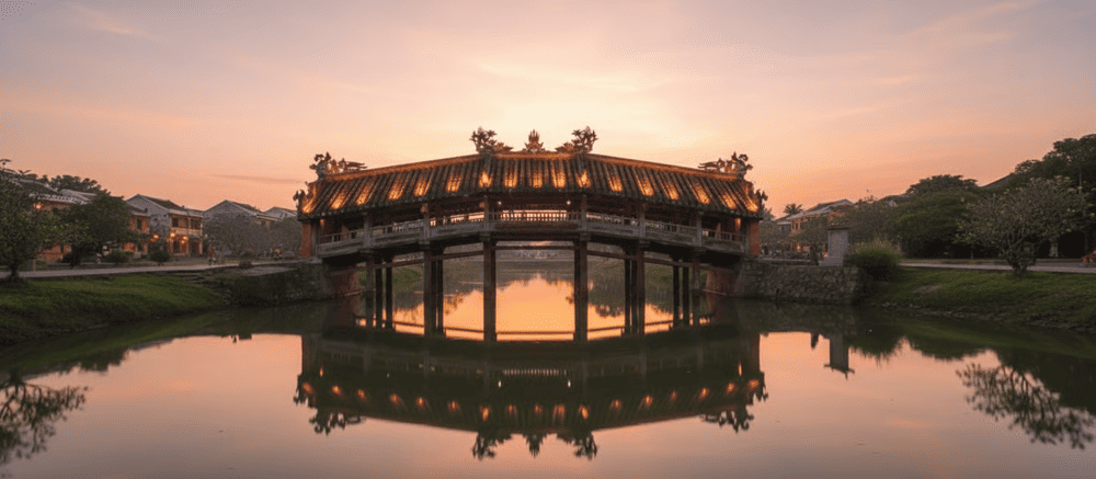 C&acirc;y cầu l&uacute;c ho&agrave;ng h&ocirc;n